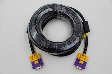 кабель питания монитора: Кабель VGA male - VGA male - 3 метра, ферритовые кольца, высокое — 4