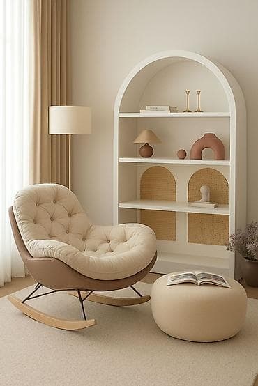 сиденя качалка: Кресла-качалка, цвет - Серый — 6