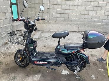 Велосипеддер: Электровелосипед-скутер AZBOA - Компоновка city bike с платформой для — 3