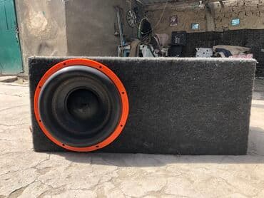 Саб,в хорошем состояние,размер динамика 12,усилитель SWAT