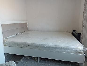 мебель спальная: Двуспальная кровать, Новый, С матрасом, длина - 2 см — 4