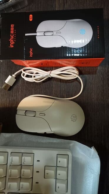 компьютерные мыши microsoft: Мышки белые новые, бесшумный, качественные — 1