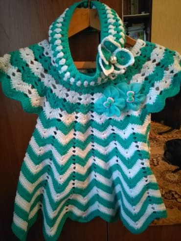 мэджик клип машинка цена: Детское платье, цвет - Зеленый, Новый — 1