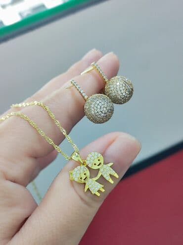 свадебные платья от производителя: Серебро Италия Серебряный Серьги+ Цепочка с подвеской Цена 4500сом — 5