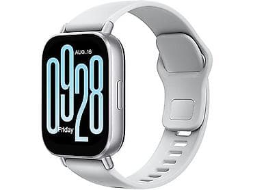 s1 active: Смарт-часы с прямоугольным безрамочным дисплеем и светло‑серым — 1