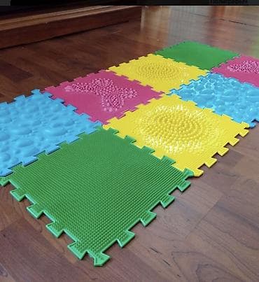 пазл коврик: ОРТО ПАЗЛ «Первые шаги» — модульный массажный (ортопедический) коврик — 6