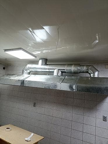 Промышленная кухонная вытяжная система из оцинкованной стали