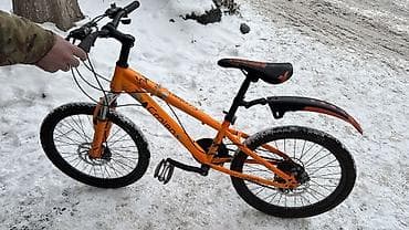 балон 14 ош: Подростковый (Горный) велосипед Crolan оранжевого цвета — 5