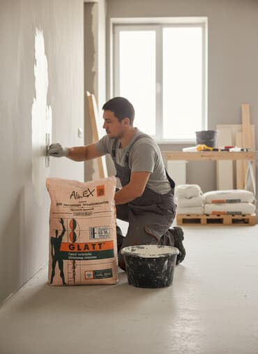 профил для гипсакартон: Гипсовая шпатлевка AlinEx Glatt в мешке 25 кг. Предназначена для — 1