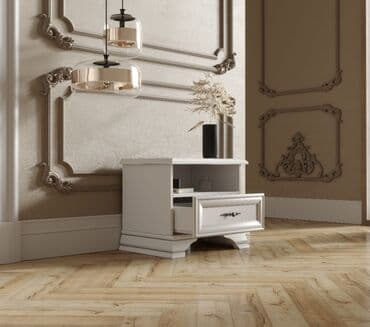 офисные мебели: Тумба прикроватная 1Я, коллекции Кентаки, Белый Белый, БРВ Брест — 7