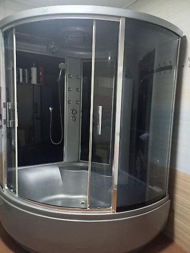 купить аквариум: Душевая кабина Полукруглая, Размер: 130 x 130 см, Высота поддона: 48 см,Покрытие: Тонированное — 2