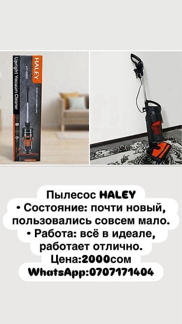 Вертикальный пылесос Б/у Haley Уборка: Сухая — 1