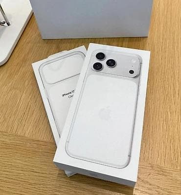 IPhone 17 Pro Max, Новый, 256 ГБ, Белый, Коробка
