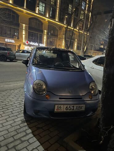 бишкек арзан машина: Daewoo Matiz: 2005 г., 0.8 л, Механика, Бензин — 3