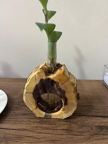 ручная работа стол: Авторский столик из массива с эпоксидной заливкой - Материал: цельный — 7