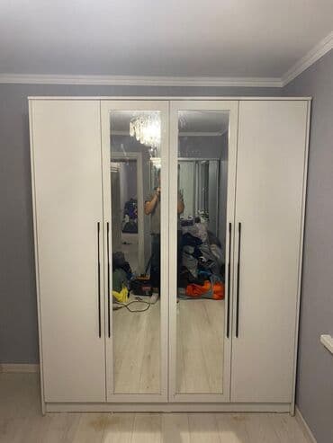 шифонеры в рассрочку: Шкаф для одежды, Новый, Прямой, ЛДСП — 3