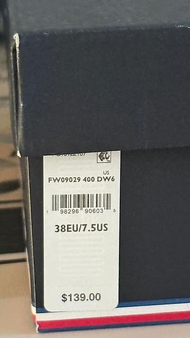 Айымдардын бут кийими: Кроссовкалар, 38, Tommy Hilfiger, Жаңы, түсү - Көк, Өзү алып кетүү — 3