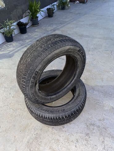 клей для шин: Шины 225 / 65 / R 18, Всесезонная, Б/у, Япония, Dunlop — 5