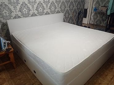 хранилище: Двуспальная кровать, Б/у, С матрасом, длина - 215 см — 6