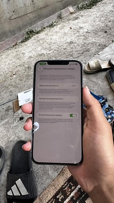 matrex 55: IPhone 12 Pro Max, Б/у, 256 ГБ, Черный, Защитное стекло, Чехол, 86 % — 4