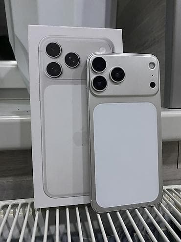 redmi 4x: IPhone 17 Pro Max, Новый, 256 ГБ, Белый, Чехол, Коробка, 89 % — 1