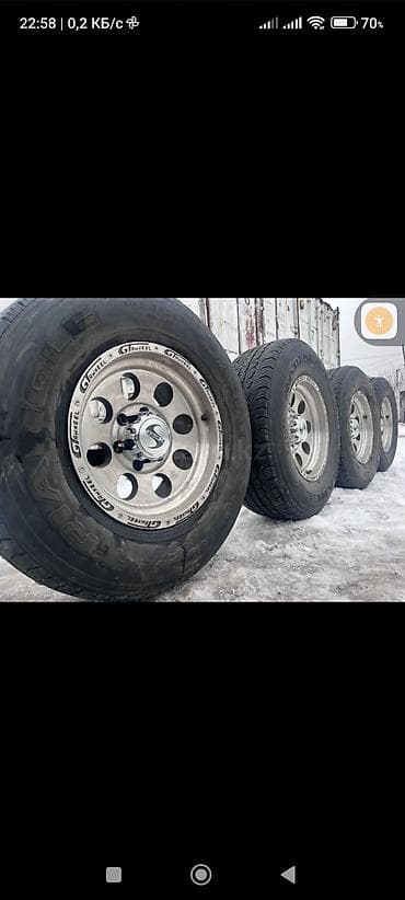 175 60 14: Колеса в сборе 265 / 70 / R 16, Всесезонная, Б/у, Комплект, Внедорожные (АТ/МТ), Литые, отверстий - 6 — 5