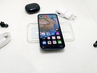 ipxone 8: IPhone 12, Б/у, 64 ГБ, Синий, Зарядное устройство, 76 % — 3