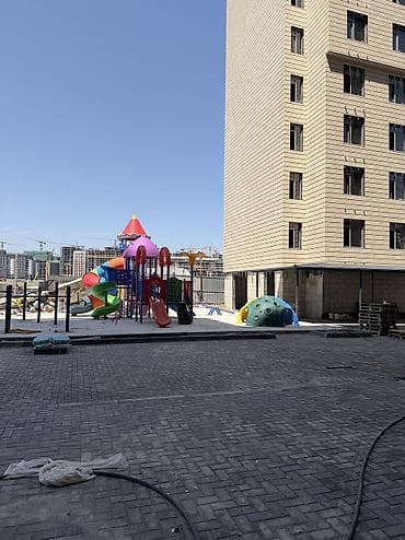 Продажа квартир: 1 комната, 55 м², Асанбай мкр Элитка, 2 этаж, ПСО (под самоотделку) — 1