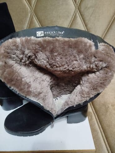 обувь для охоты: Полусапоги замшевые натуральные, на меху натуральном цигейковом — 3