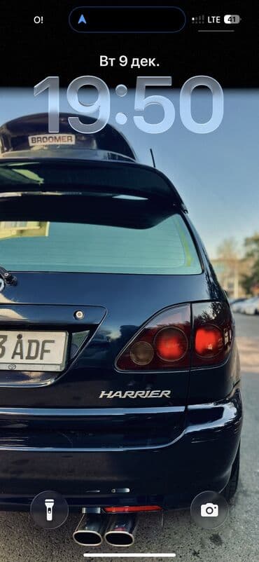 срочно в связи с переездом: Toyota Harrier: 1998 г., 3 л, Автомат, Газ, Кроссовер — 1