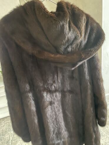 ак койнок: Шуба, Норка, Кыска модель, Капюшону бар, S — 4