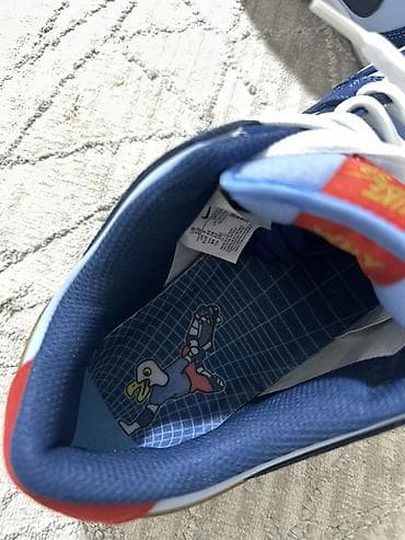 снуд nike: Nike SB Dunk Low Pro QS “Coastal Blue/Light Blue/White/Red” (DX) - — 3