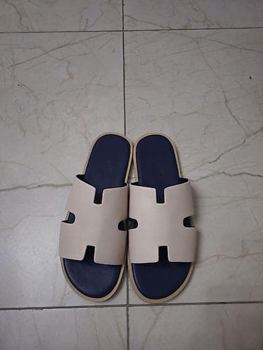 Мужские кожаные сандалии Hermès Oran - Модель: Oran (фирменный верх в — 4