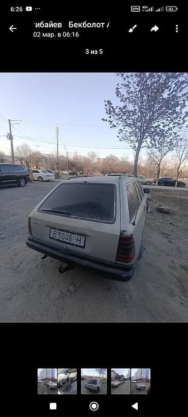 Унаа: Mercedes-Benz W124: 1989 г., Кол менен иштөөчү, Универсал — 1
