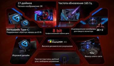 Модемы и сетевое оборудование: Монитор, Xiaomi, Новый, 27" - 28" — 3