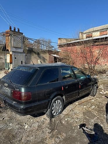 mercedes e500: Audi 100 c4 Avant (универсал), темное зелёный Автомобиль после не — 1