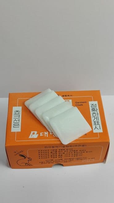 Мыльный мел Используется для зарисовки лекал на ткани. # МелБишкек at lalafo.kg Мыльный мел Используется для зарисовки лекал на ткани. # МелБишкек