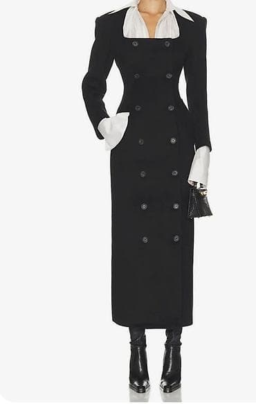 рубашка военная: Повседневное платье, Длинная модель, L — 2