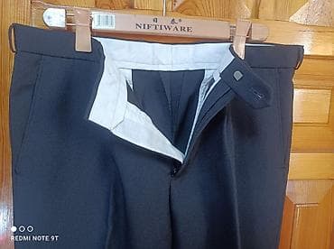 шерстяные брюки: Классические мужские брюки - Два варианта: 1) Темно‑синие/черные со — 3