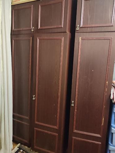 Шкафы: Шифоньер, шкаф для одежды, Прямой, ЛДСП — 1