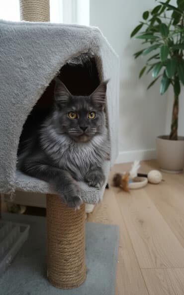 собачий домик: Кошечка Мейн Кун — 1