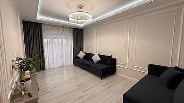 квартиры в районе кок жар: 3 комнаты, 78 м², 106 серия улучшенная, 3 этаж, Дизайнерский ремонт — 1