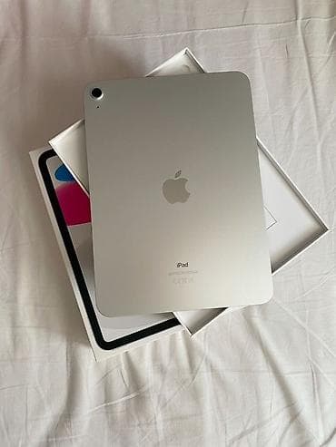 горизонт: Планшет, Apple, память 256 ГБ, 10" - 11", Wi-Fi, Б/у, Классический цвет - Серебристый — 3