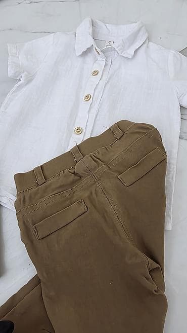 Жынсылар жана шымдар: Комплект, түсү - Күрөң, Колдонулган — 4