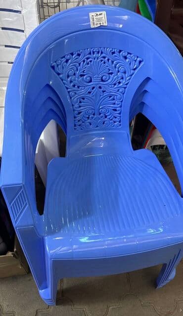 столы и стулья пластиковые: Пластиковый стол, Прямоугольный, Самовывоз, цвет - Синий — 11