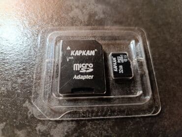 Карты памяти, флэшка Цены разные Карта памяти Каркам micro SD 32 GB +
