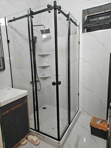 раком: Душевая перегородка с двойным раздвижным механизмом — максимум — 5