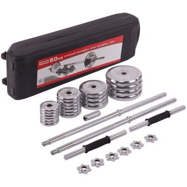 гантели наборные хромированные: Набор гантелей + штанга York Fitness 50 кг Штанга York Fitness — 6