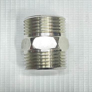 Соединительные ниппели: Переходник сантехнический с наружной резьбой с обеих сторон (ниппель) — 3