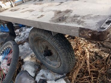 Садовая мебель: Садово-строительная тачка и тележка, Стальная, Четырехколесная — 4